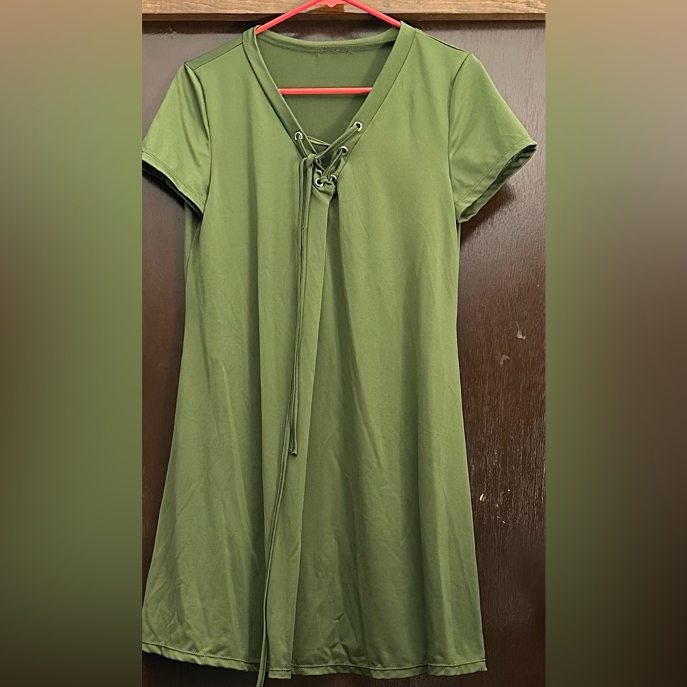 Shift dress in Green